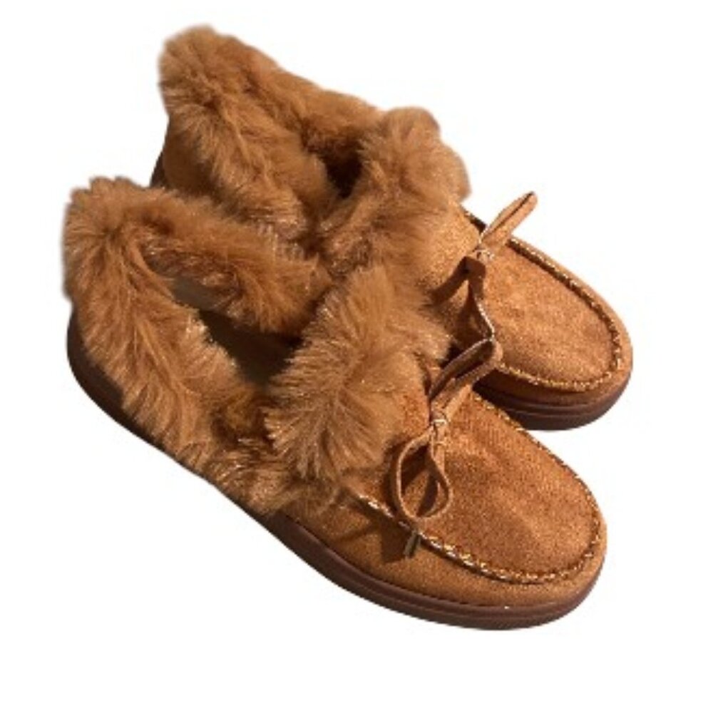 Winter Warm Faux Fur Lined Moccasin